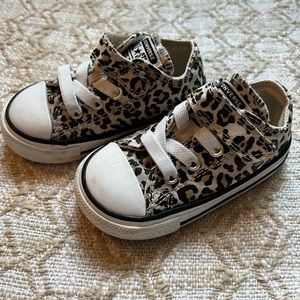 Toddler Cheetah Print Converse